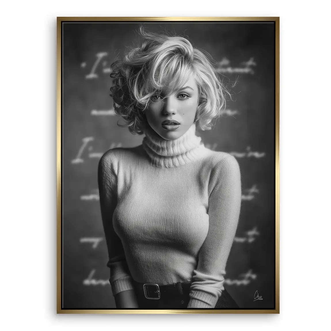 Marilyn Ikone Leinwand Bild