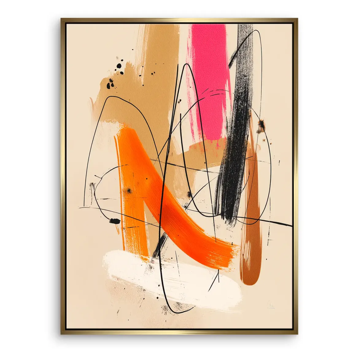 Freie Dynamik Abstrakt Leinwand Bild