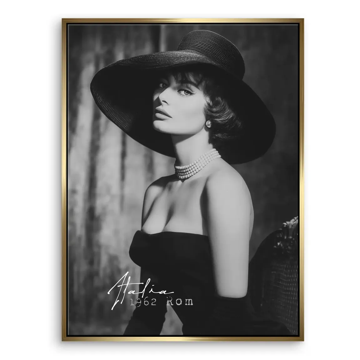 Sophia Loren Italia Leinwand Bild
