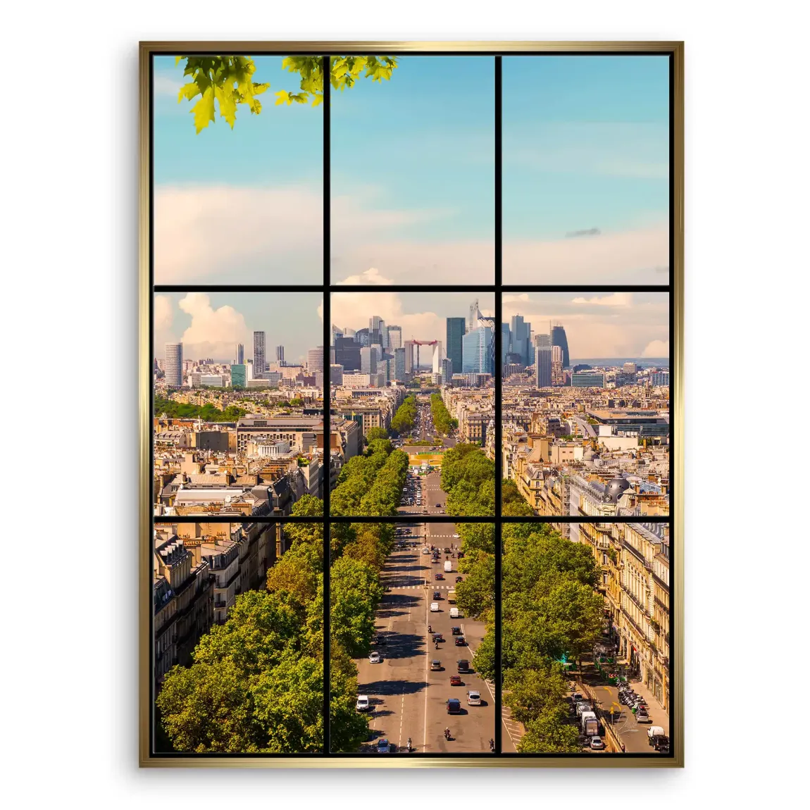 Avenue Lumière Paris Leinwand Bild