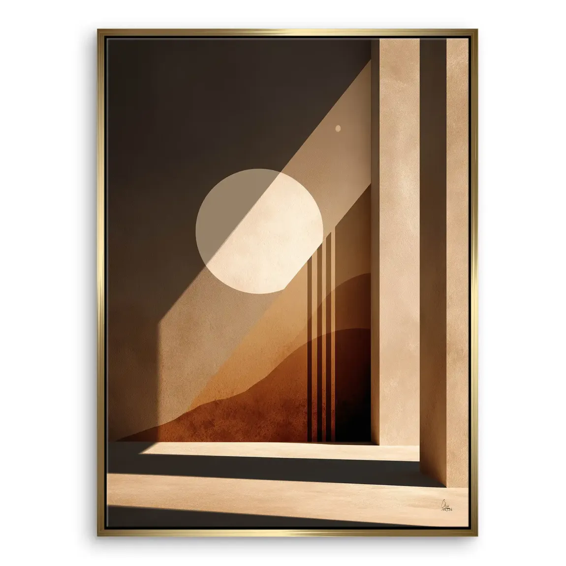 Sonnenbogen Architektur Leinwand Bild