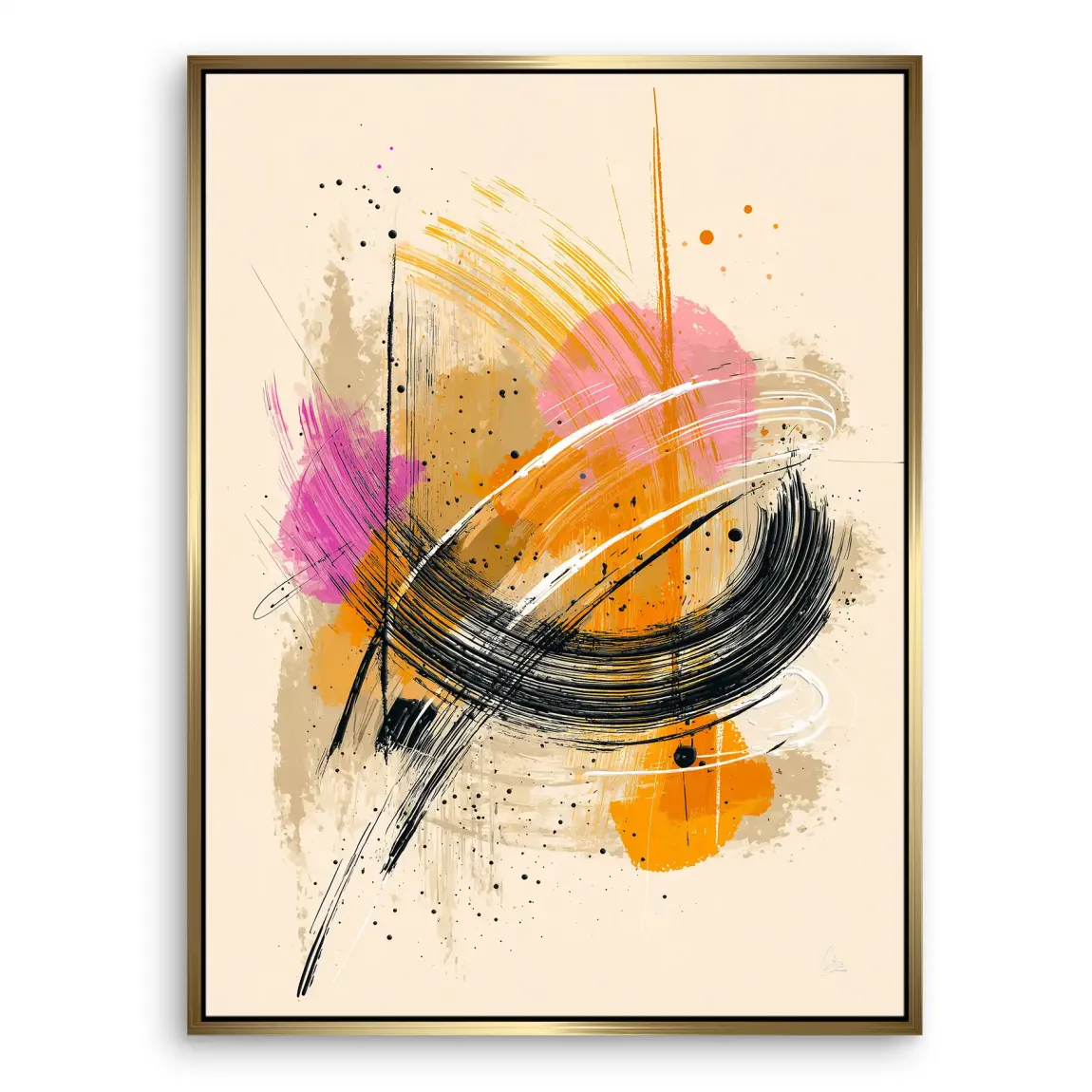 Modern Energie Abstrakt Leinwand Bild