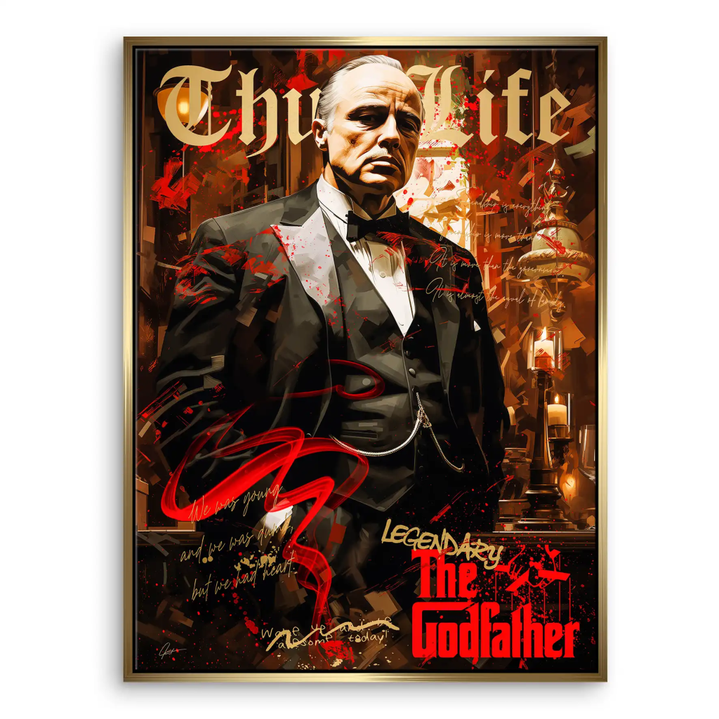 The Godfather Leinwand Bild INGALERIE