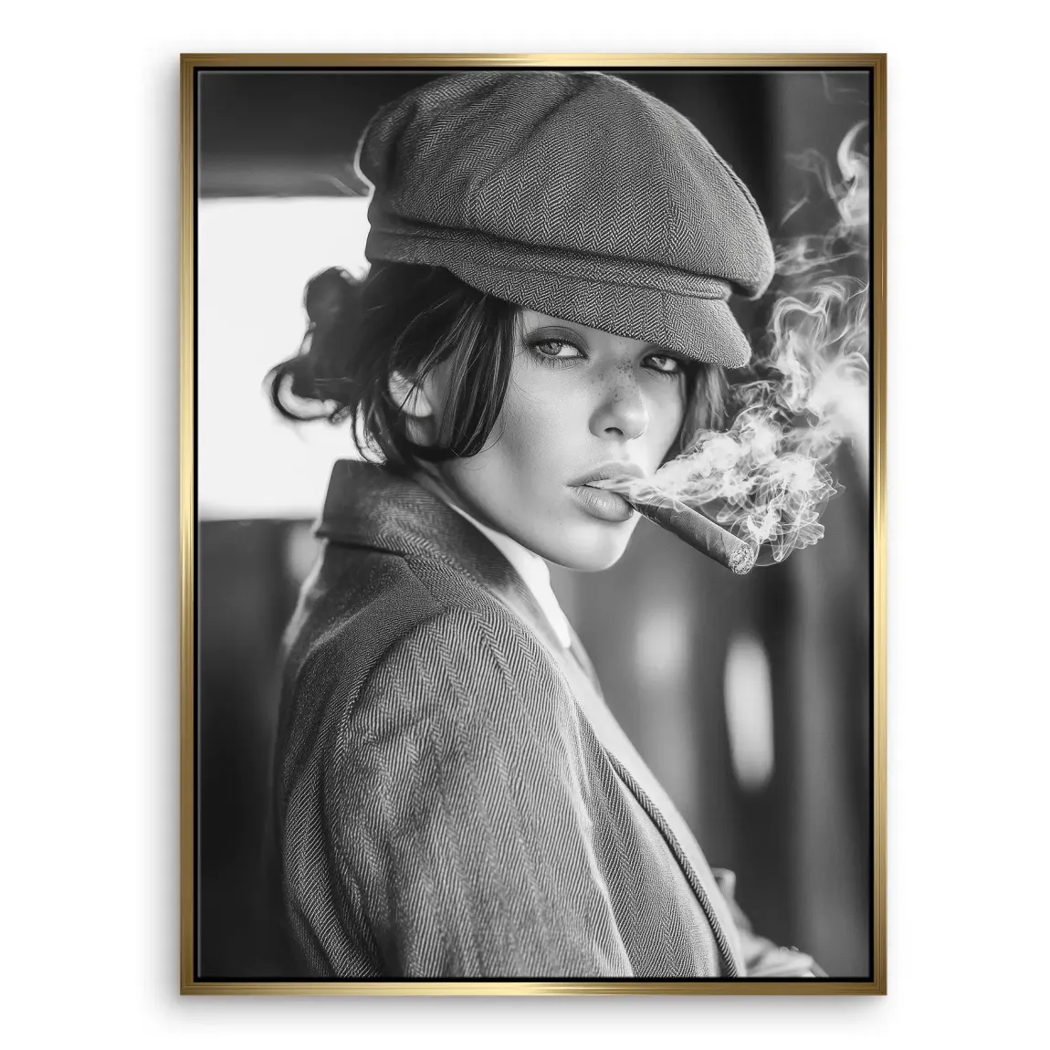 Smoke and Confidence Leinwand Bild