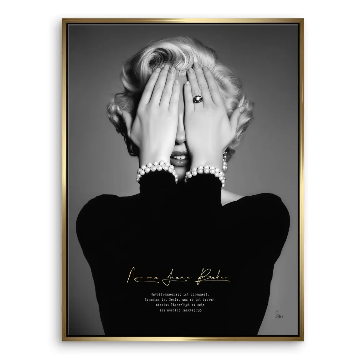 Marilyn Monroe Norma Jeane Leinwand Bild