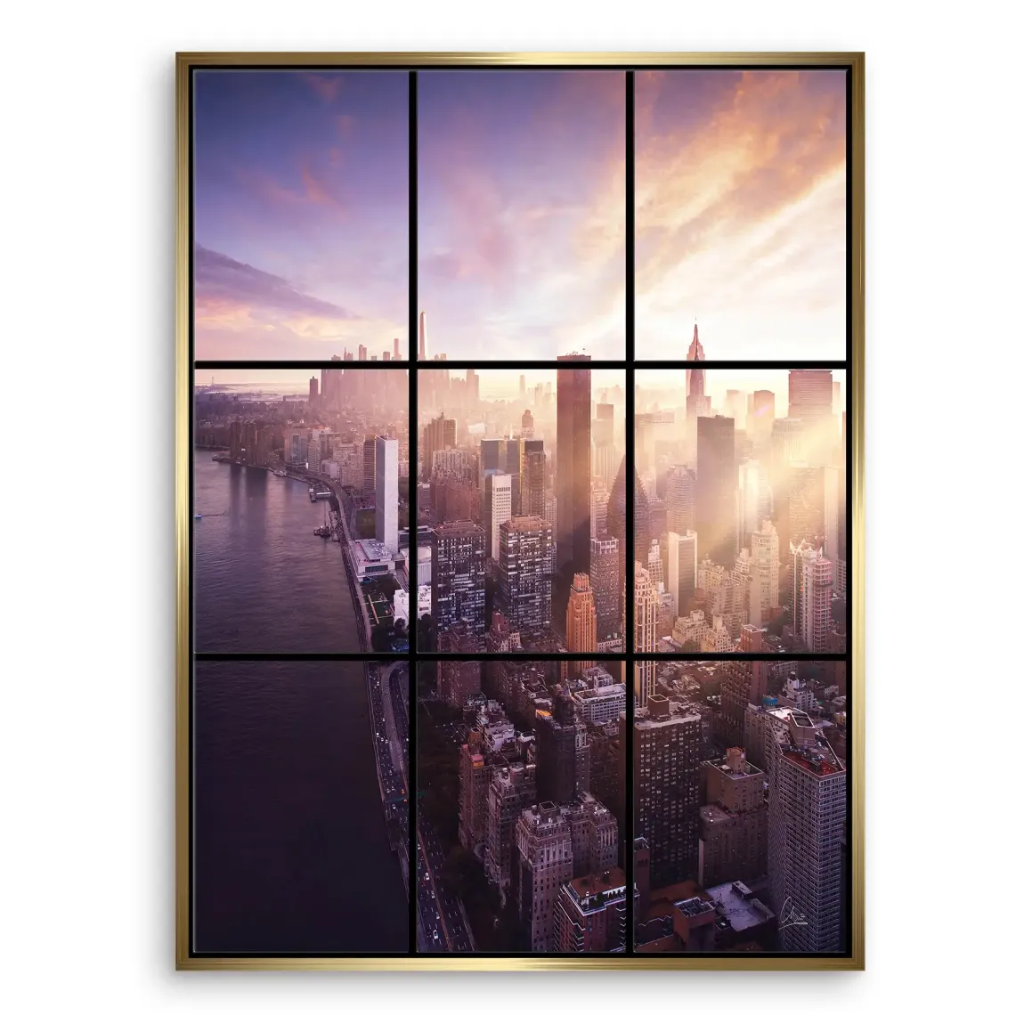 Manhattan View Leinwand Bild