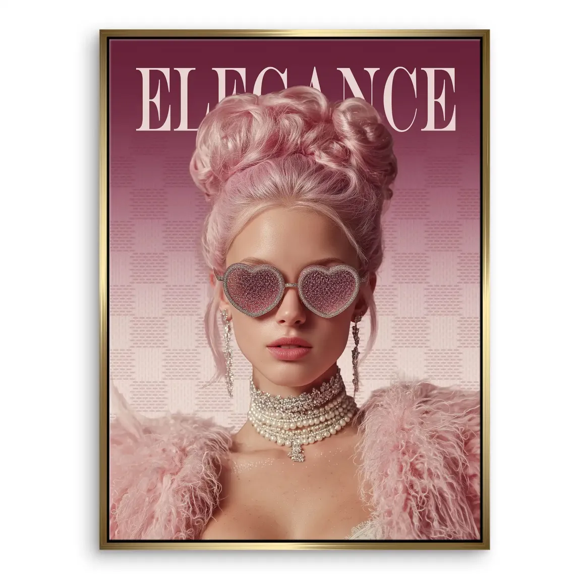 Lady Elegance Leinwand Bild