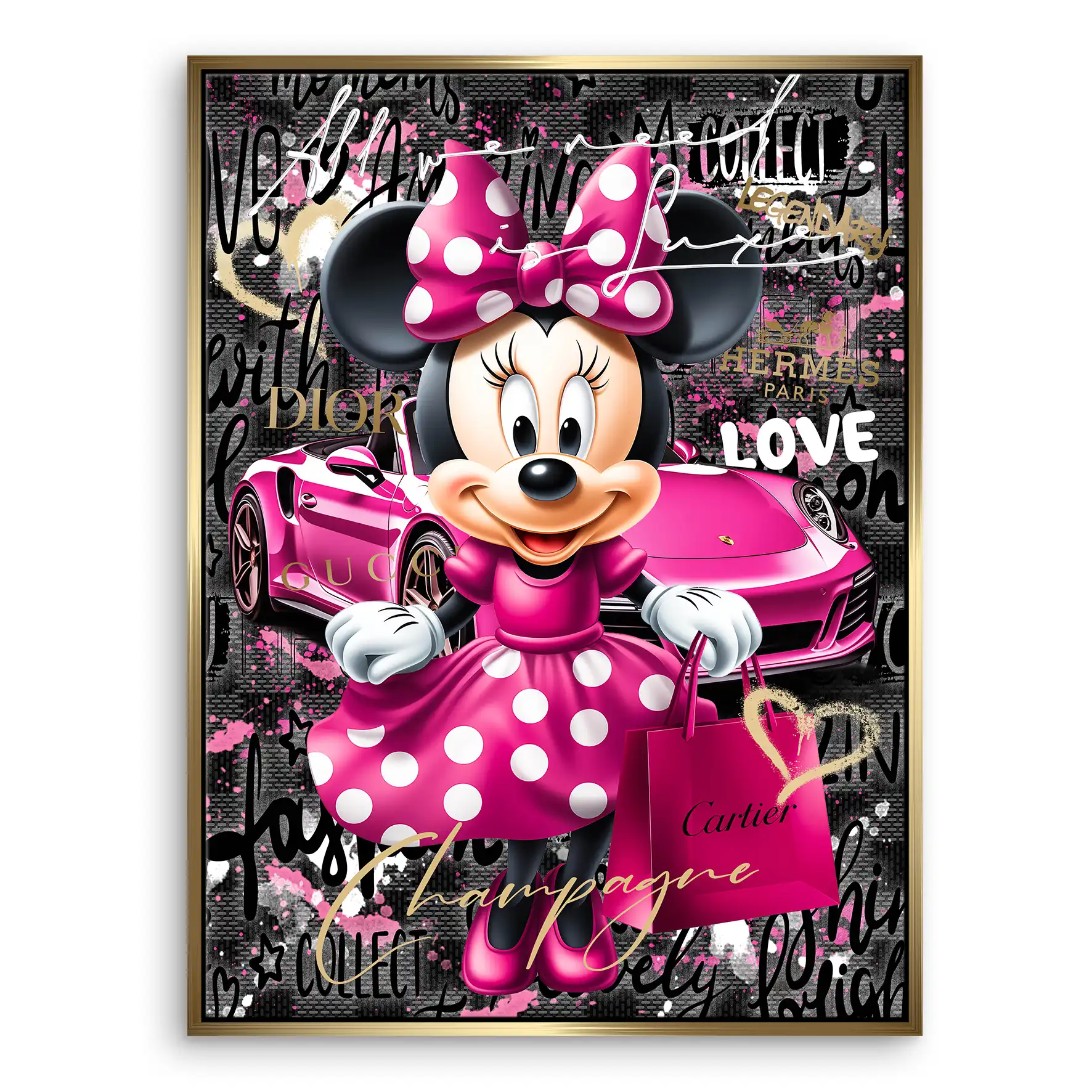 Minnie Need Need Luxe Leinwand Bild INGALERIE