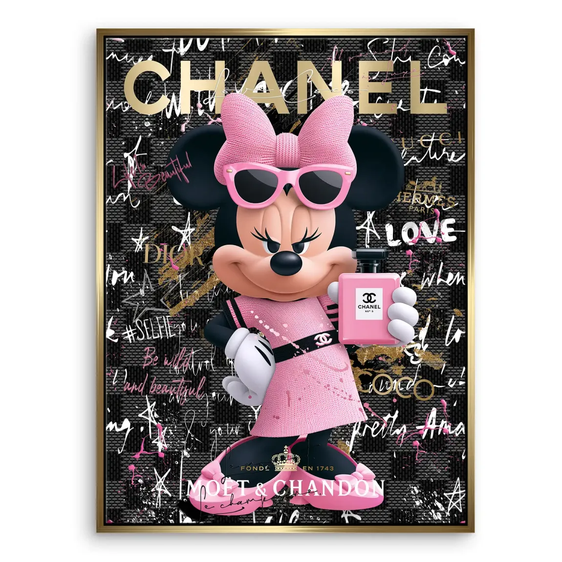 Minnie Couture Leinwand Bild