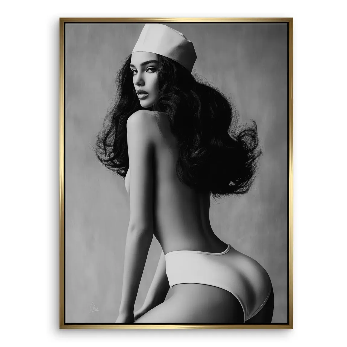 Noir Beauty Style Leinwand Bild