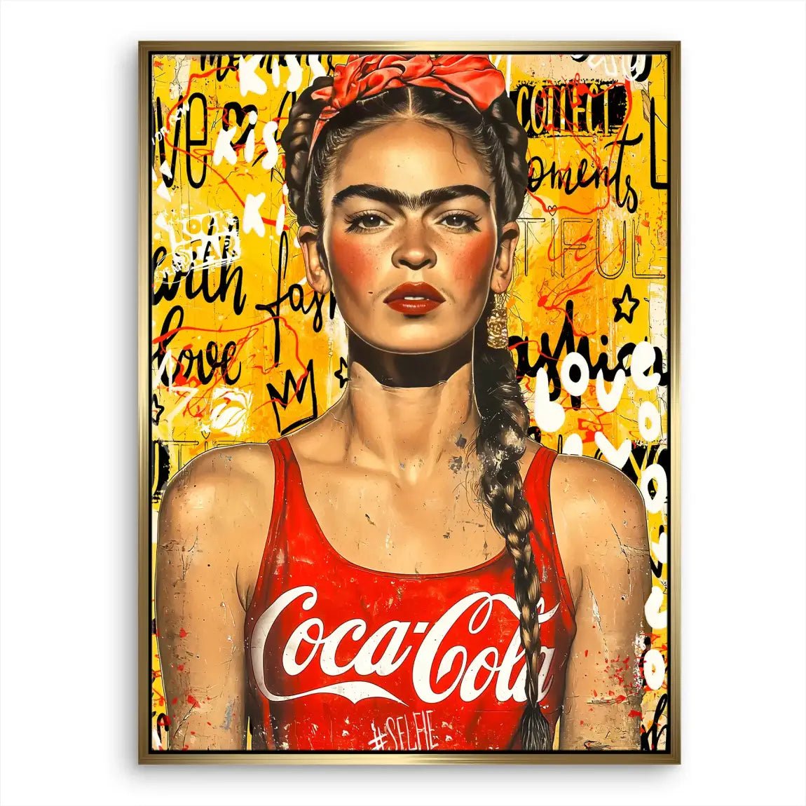 Frida Coke Leinwand Bild INGALERIE