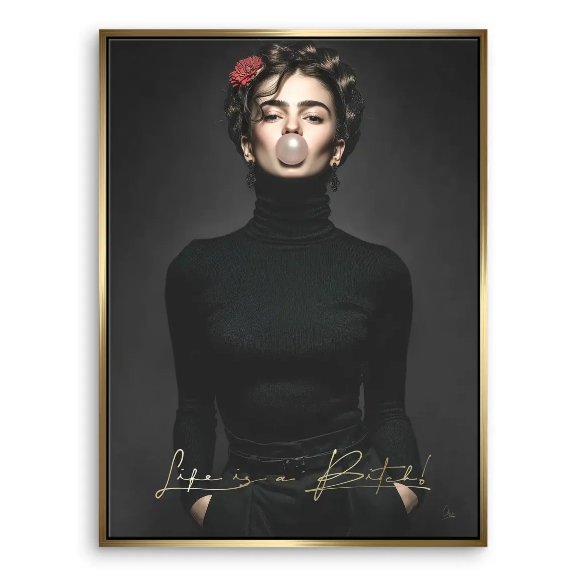 Frida Kahlo Rebell Leinwand Bild