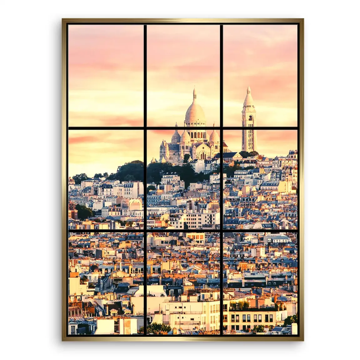 Sunrise Montmartre Paris Leinwand Bild