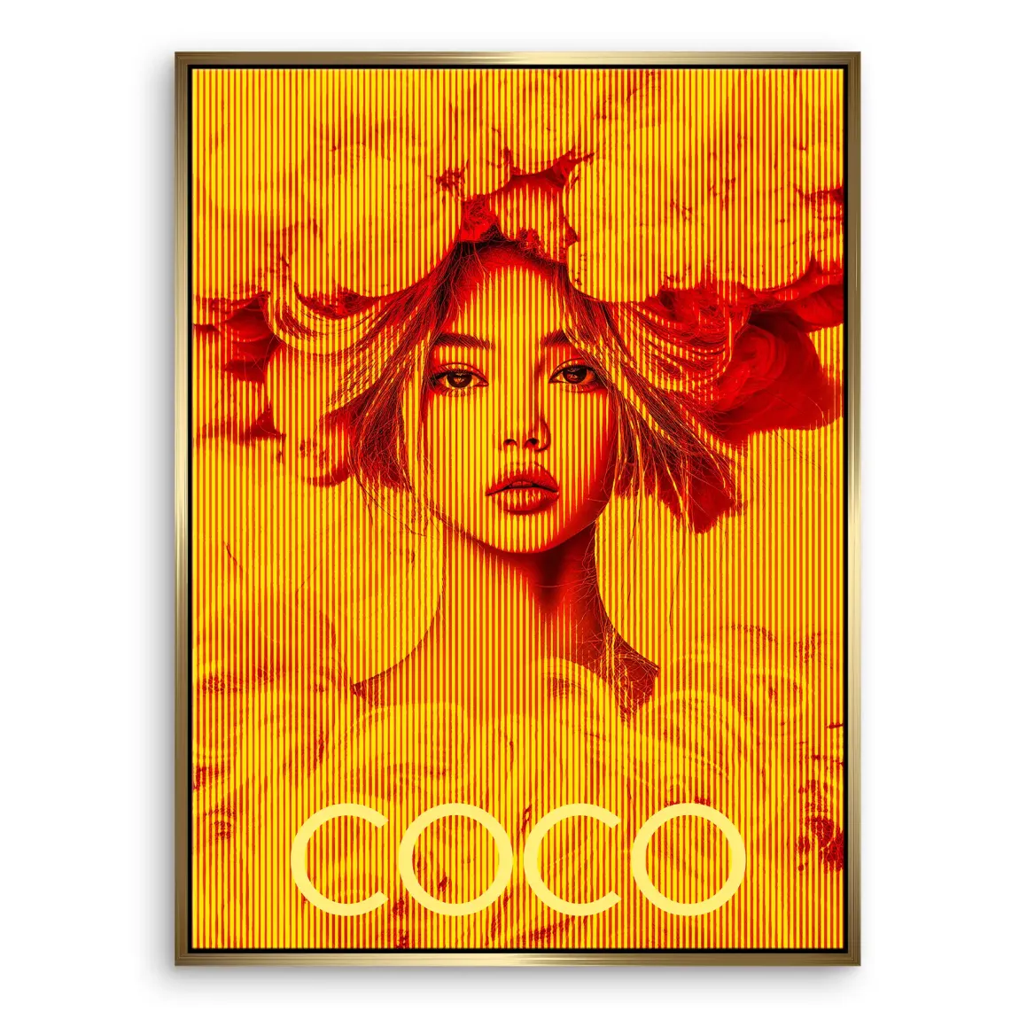Coco Vision Leinwand Bild INGALERIE