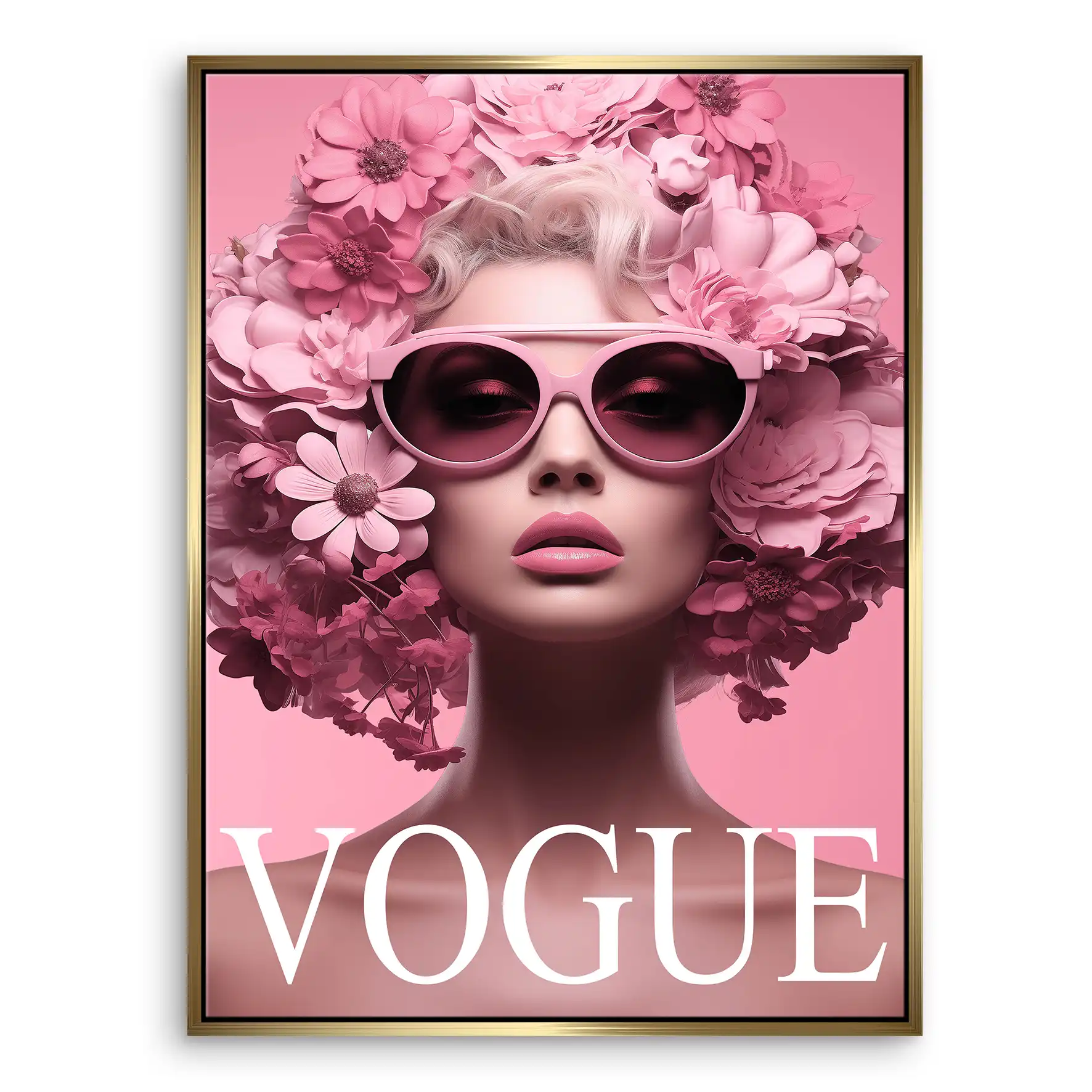 Pink Vogue Leinwand Bild INGALERIE