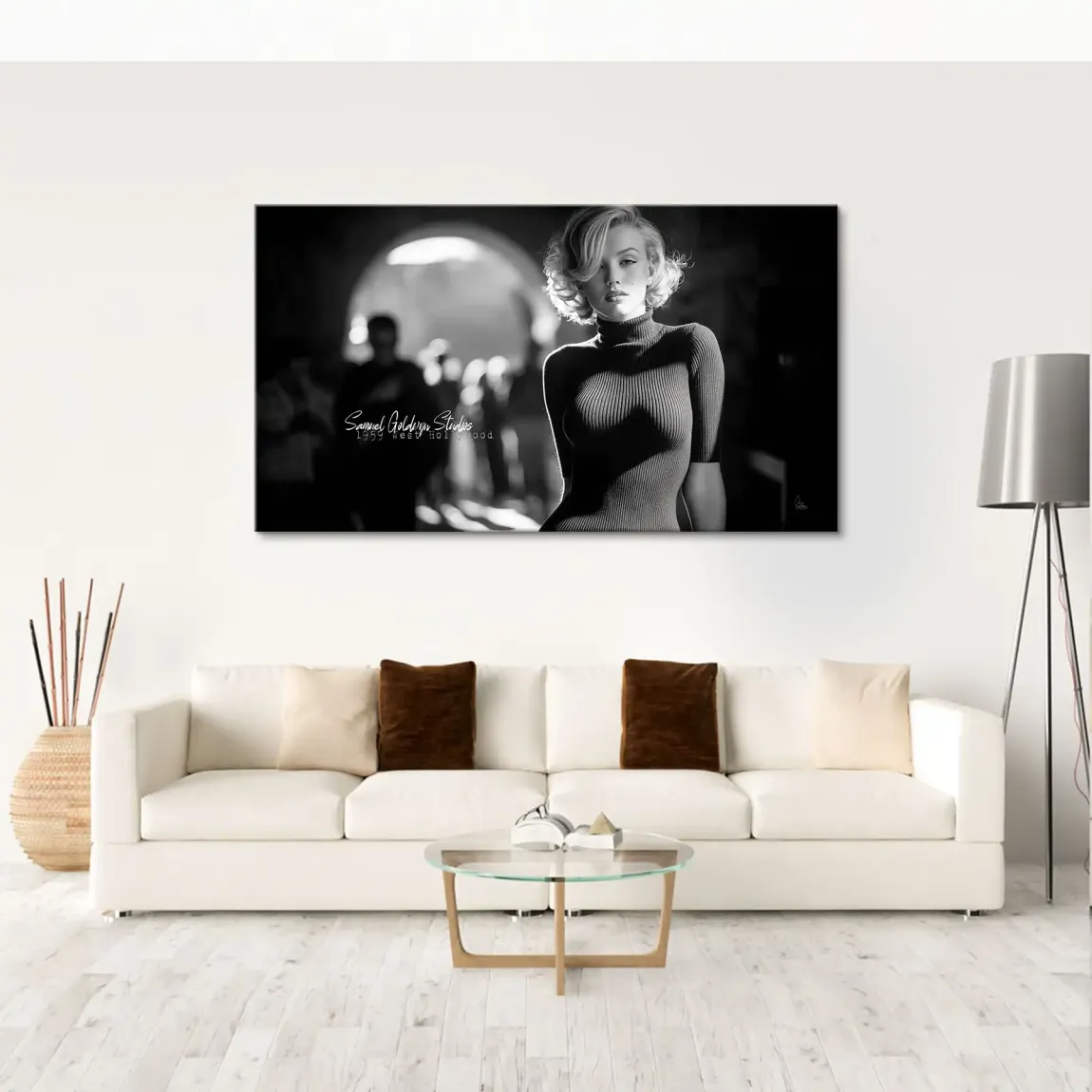 Marilyn Monroe Studio Leinwand Bild