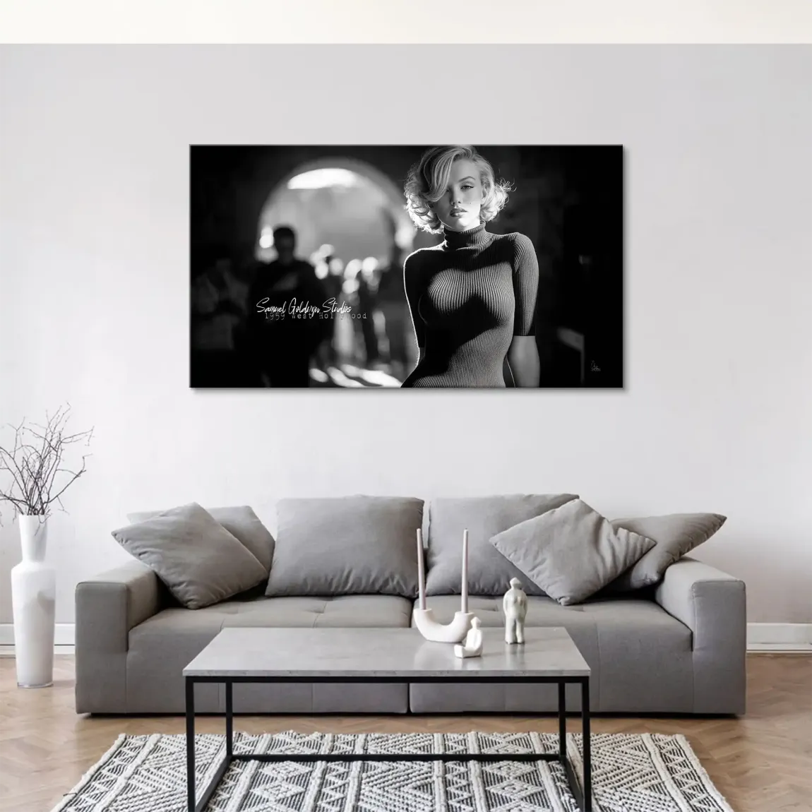 Marilyn Monroe Studio Leinwand Bild