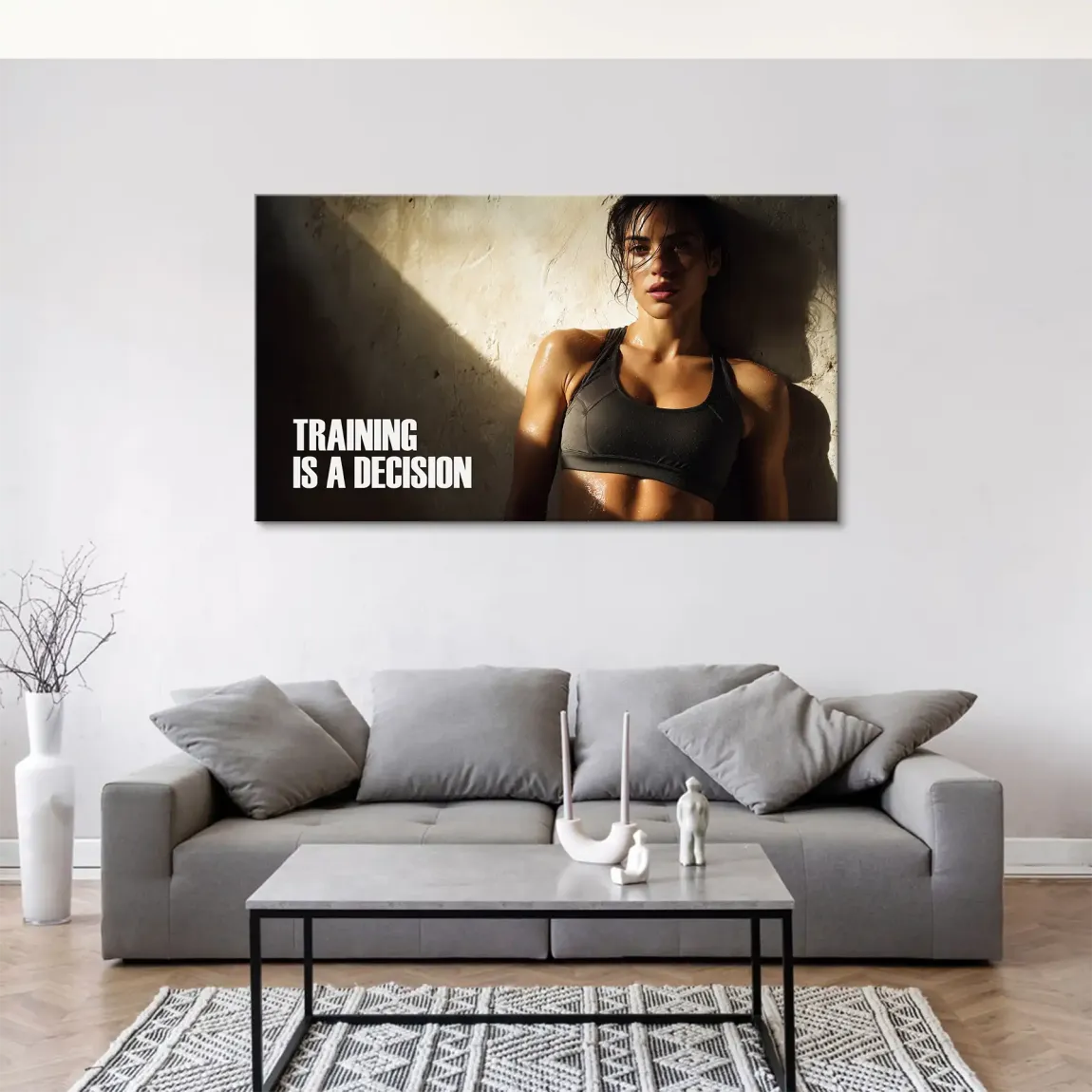 Training Decision Leinwand Bild