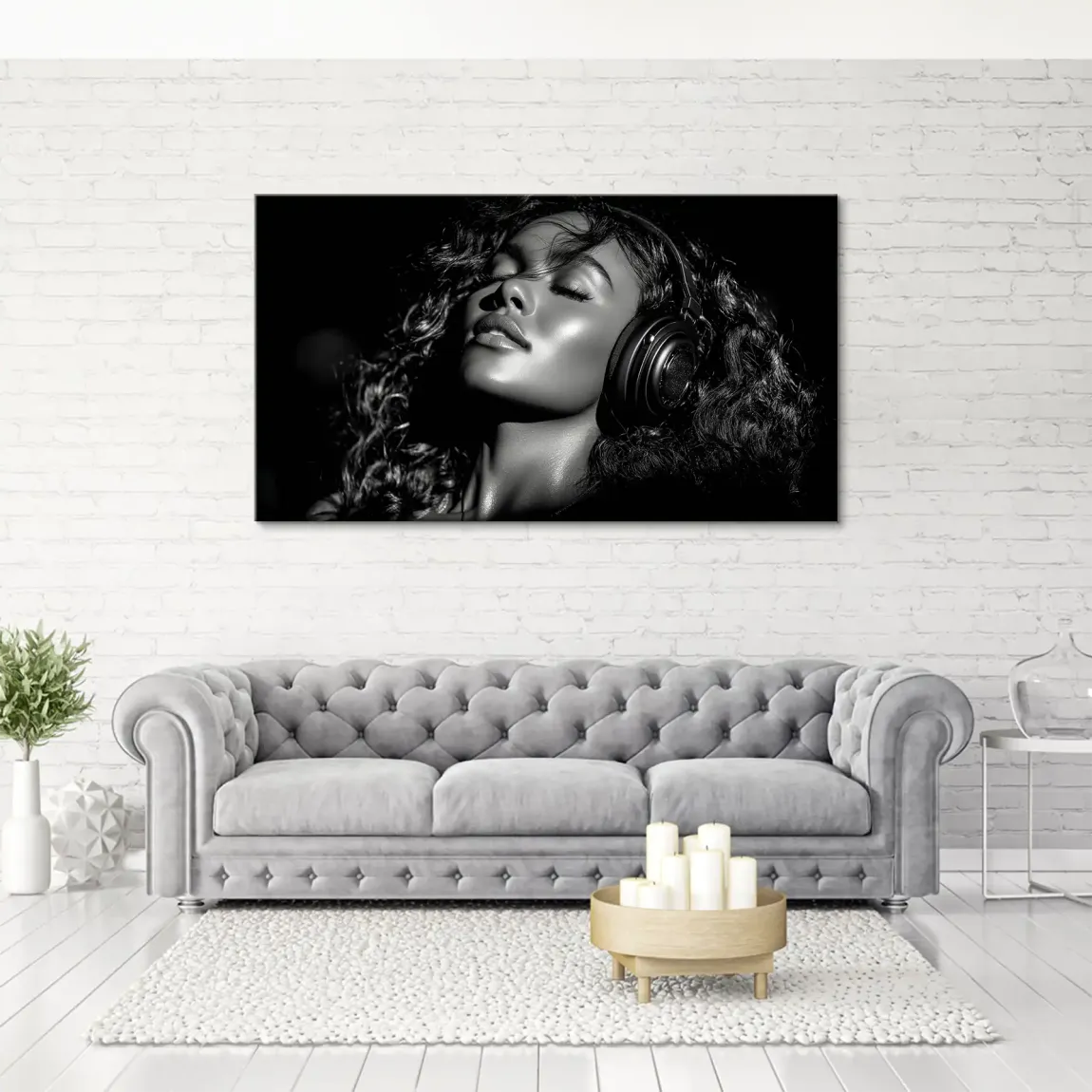 Silent Rhythm Leinwand Bild