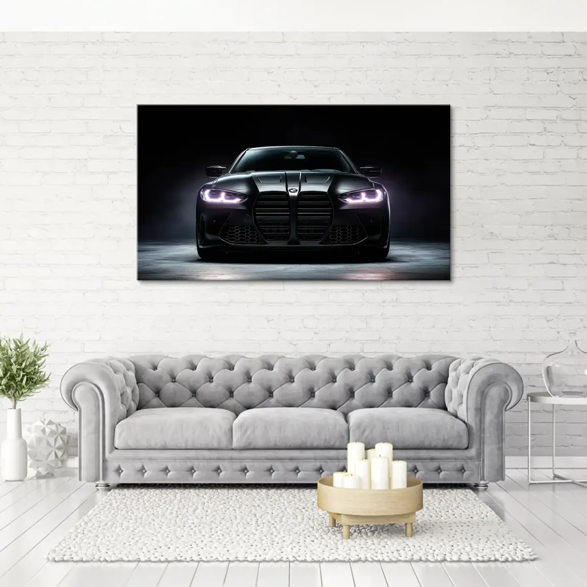 BMW M4 Power Leinwand Bild