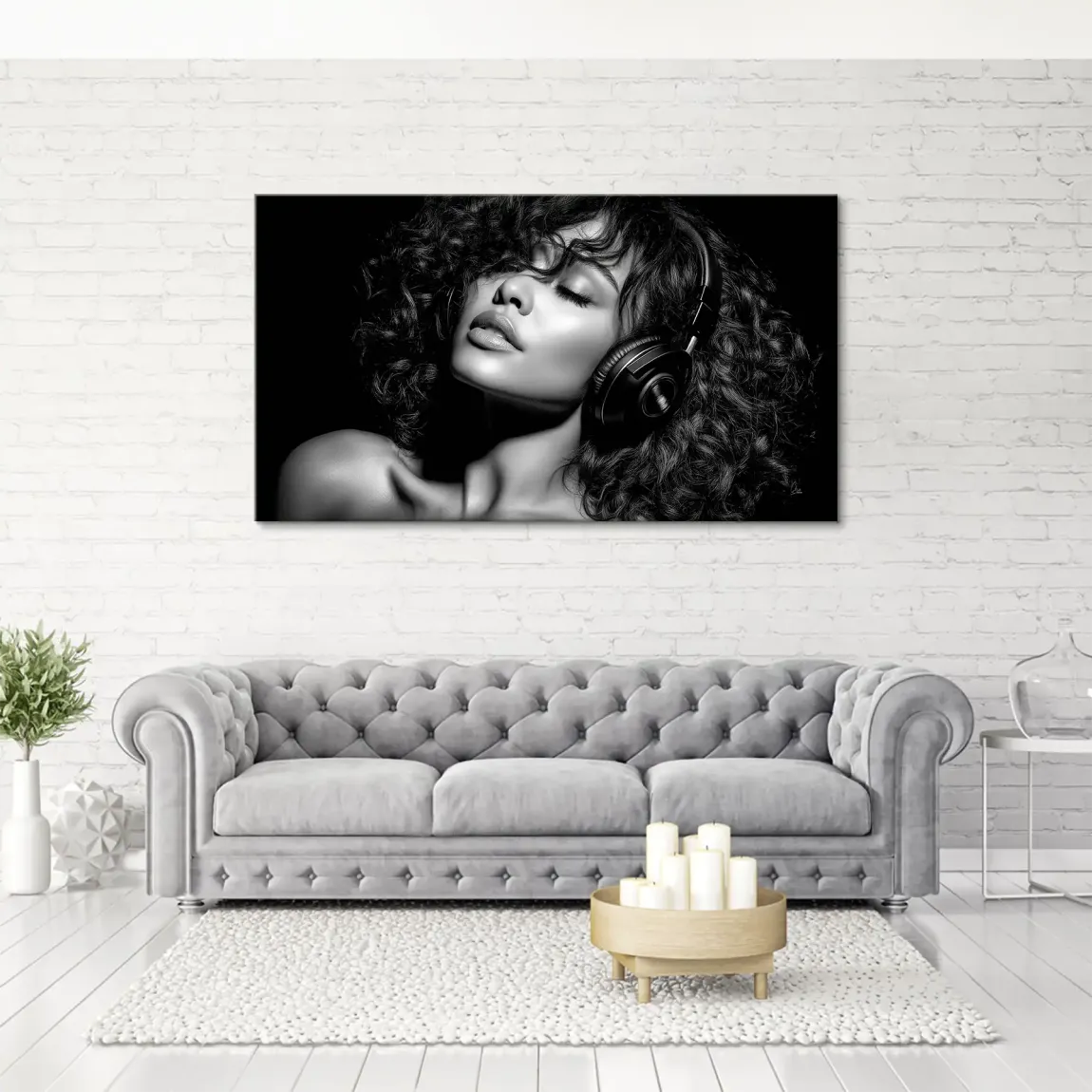 Midnight Harmony Leinwand Bild