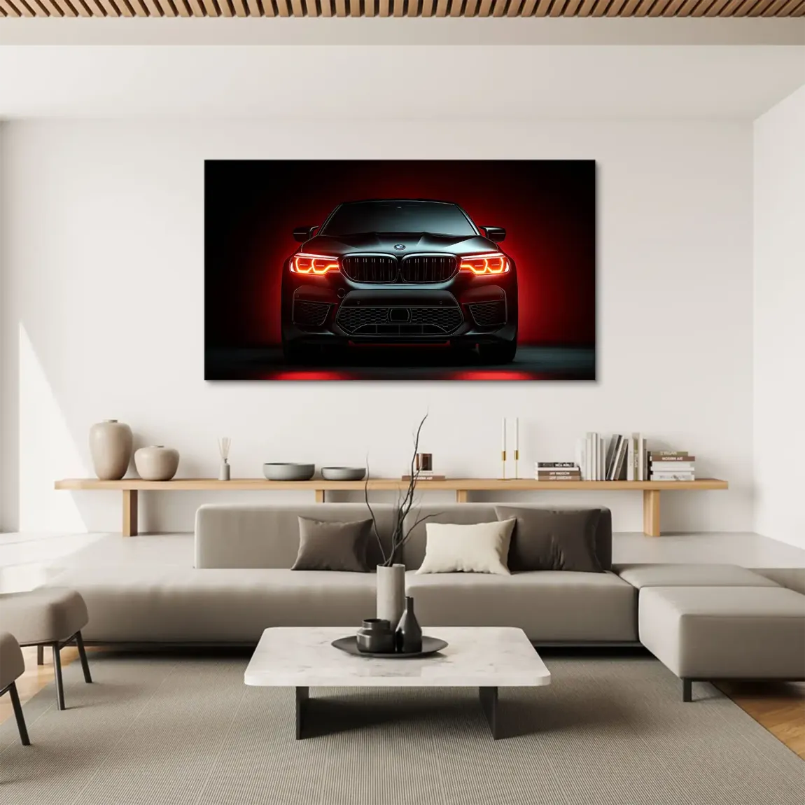 BMW M5 Power Leinwand Bild