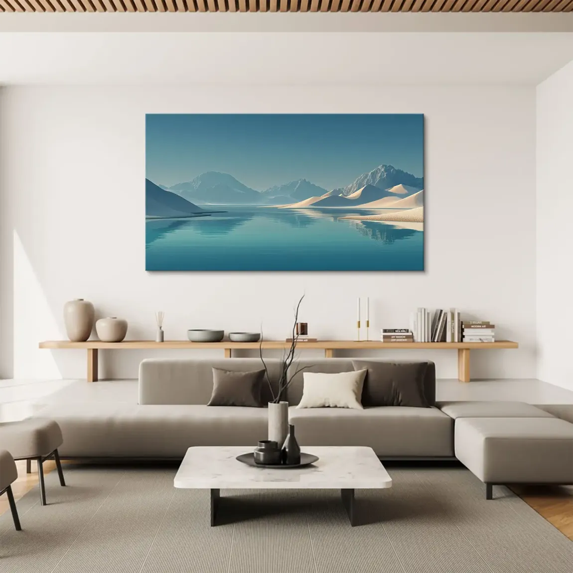 Desert Silence Leinwand Bild