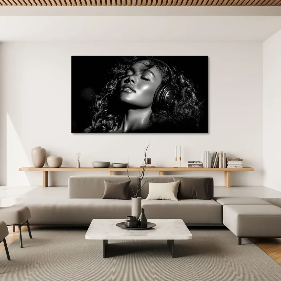 Silent Rhythm Leinwand Bild