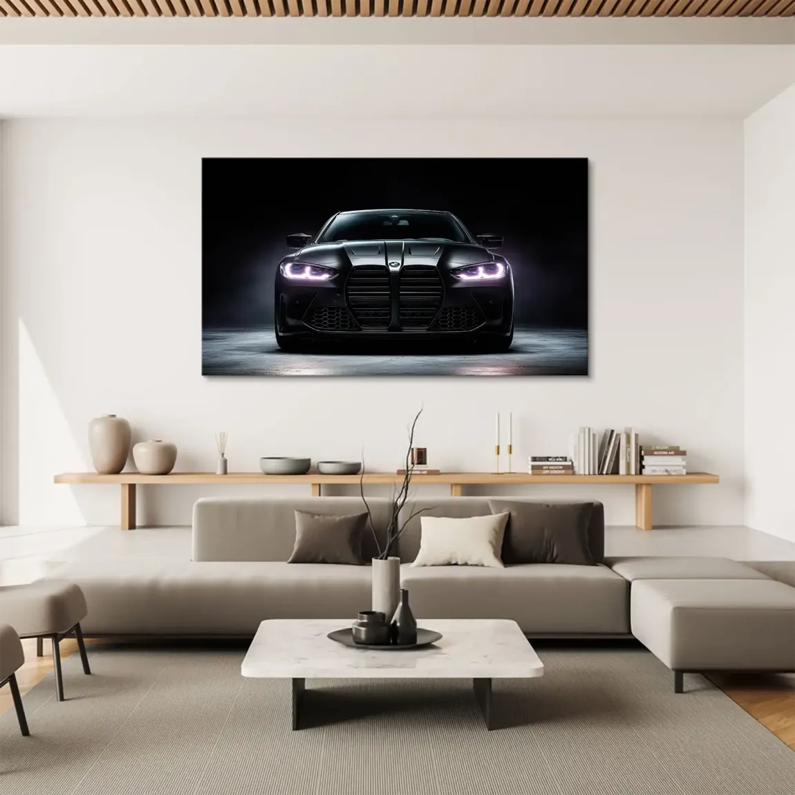 BMW M4 Power Leinwand Bild