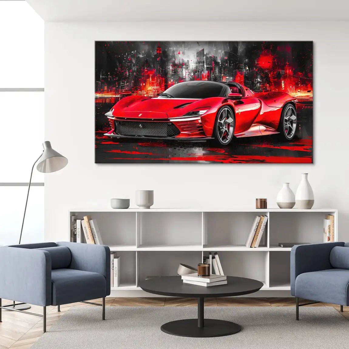 Ferrari Daytona SP3 Abstrakt Leinwand Bild INGALERIE