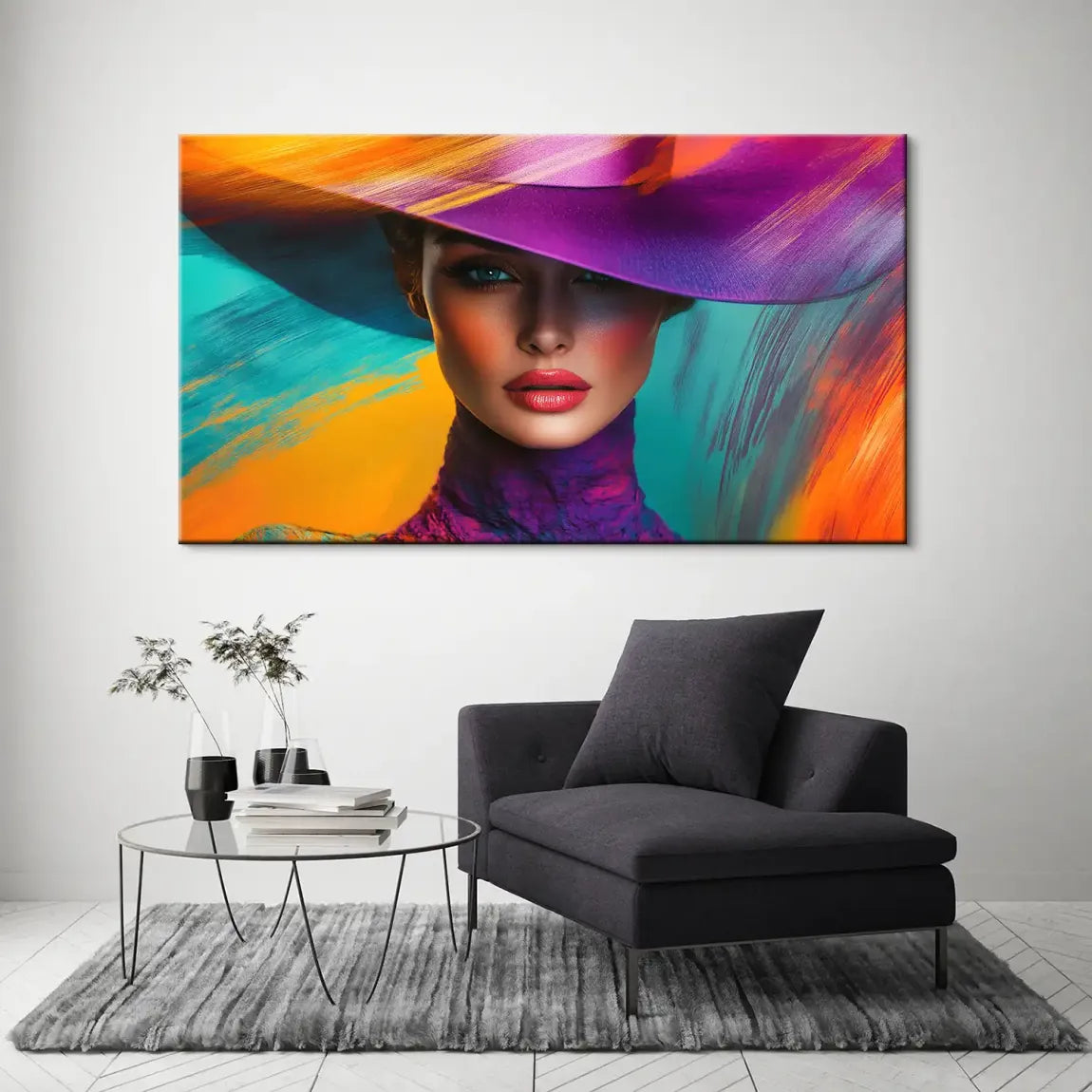 The Violet Leinwand Bild INGALERIE