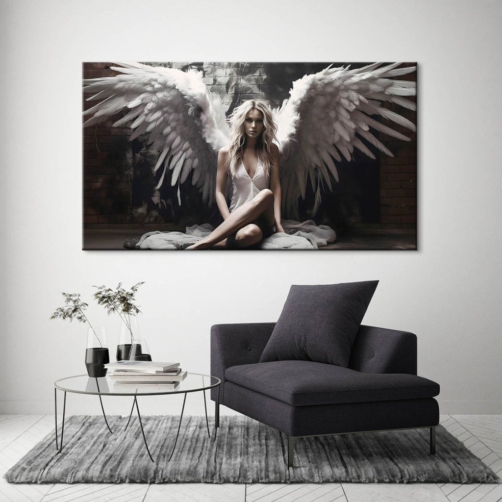 Beauty Angel Wings Leinwand Bild INGALERIE