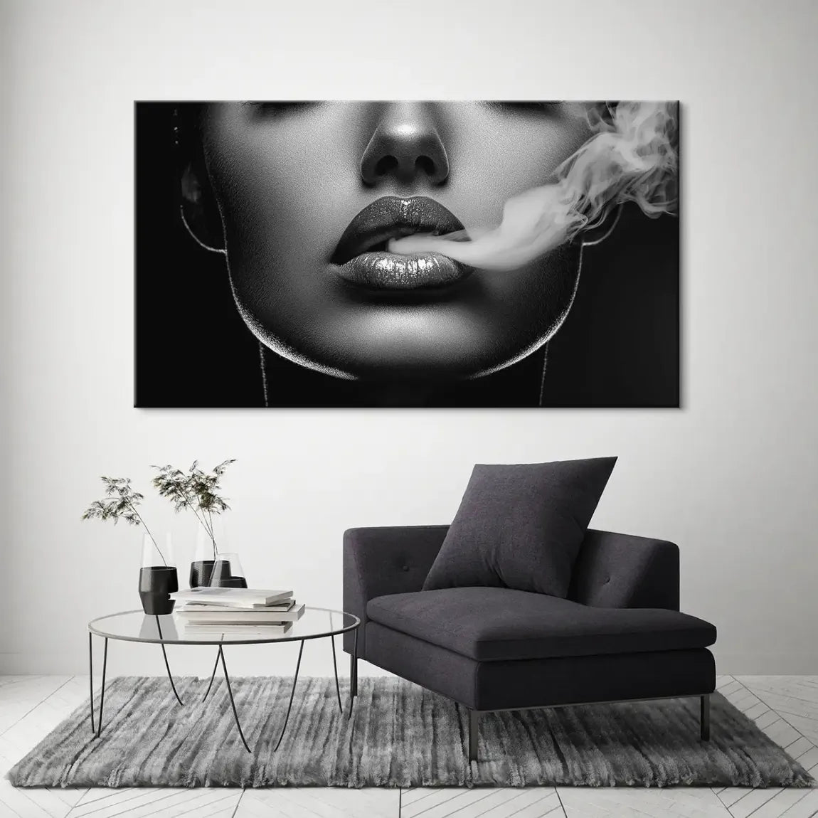 Smoke and Velvet Leinwand Bild INGALERIE