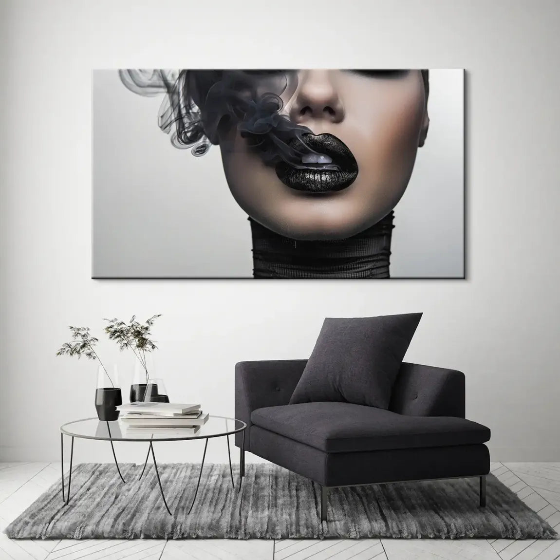 Velvet Smoke Affair Leinwand Bild INGALERIE