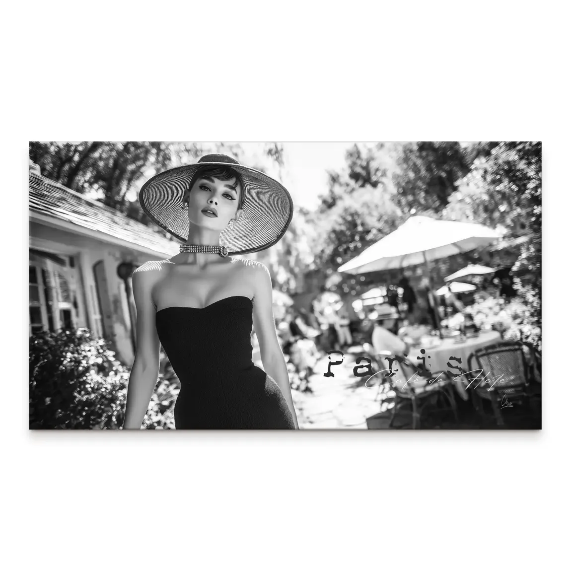 Audrey Hepburn Summer Style Leinwand Bild
