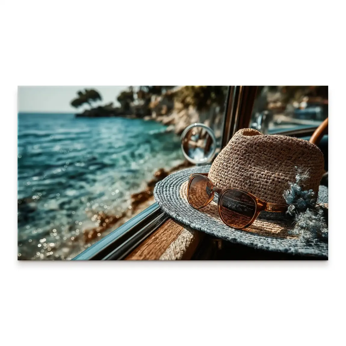 Blue Moments Leinwand Bild