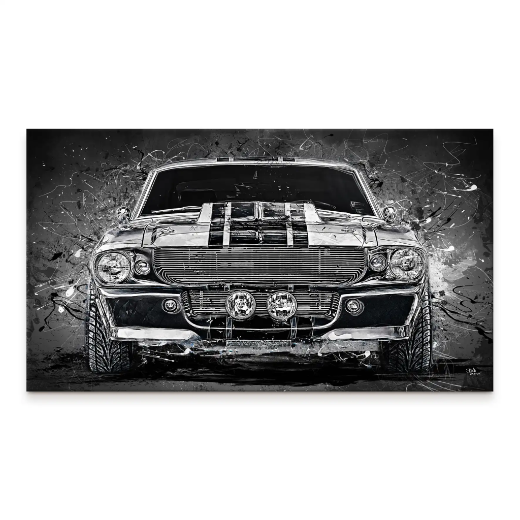 Ford Mustang Elenore Abstrakt Leinwand Bild INGALERIE