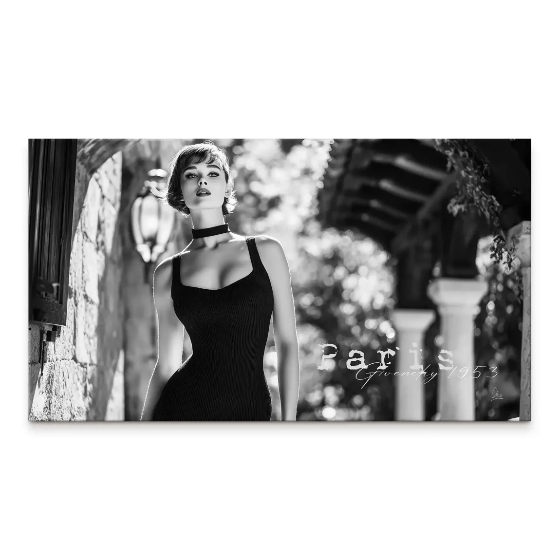 Audrey Hepburn Givenchy Leinwand Bild