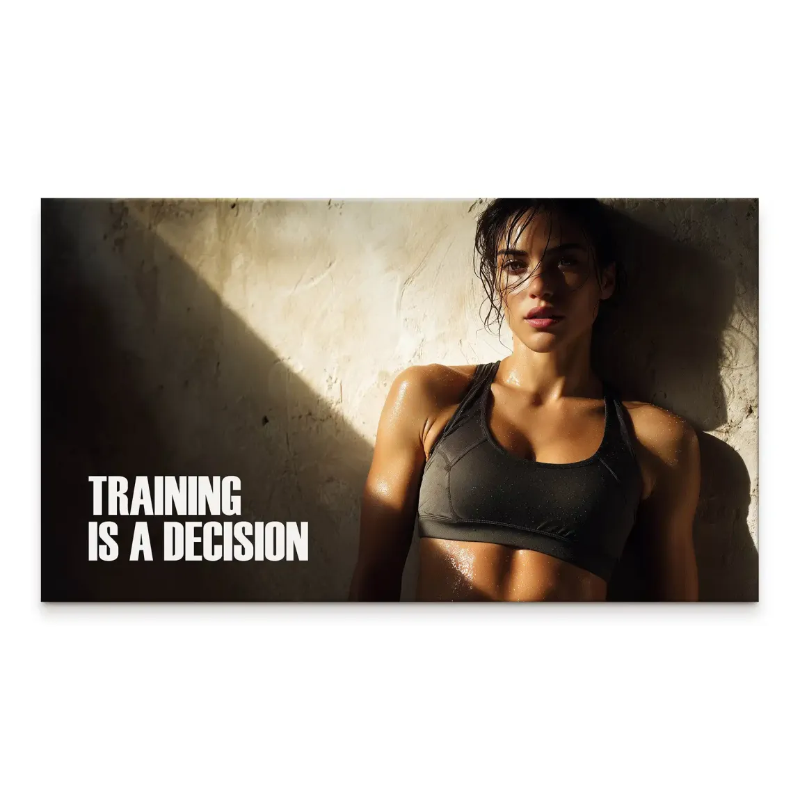 Training Decision Leinwand Bild