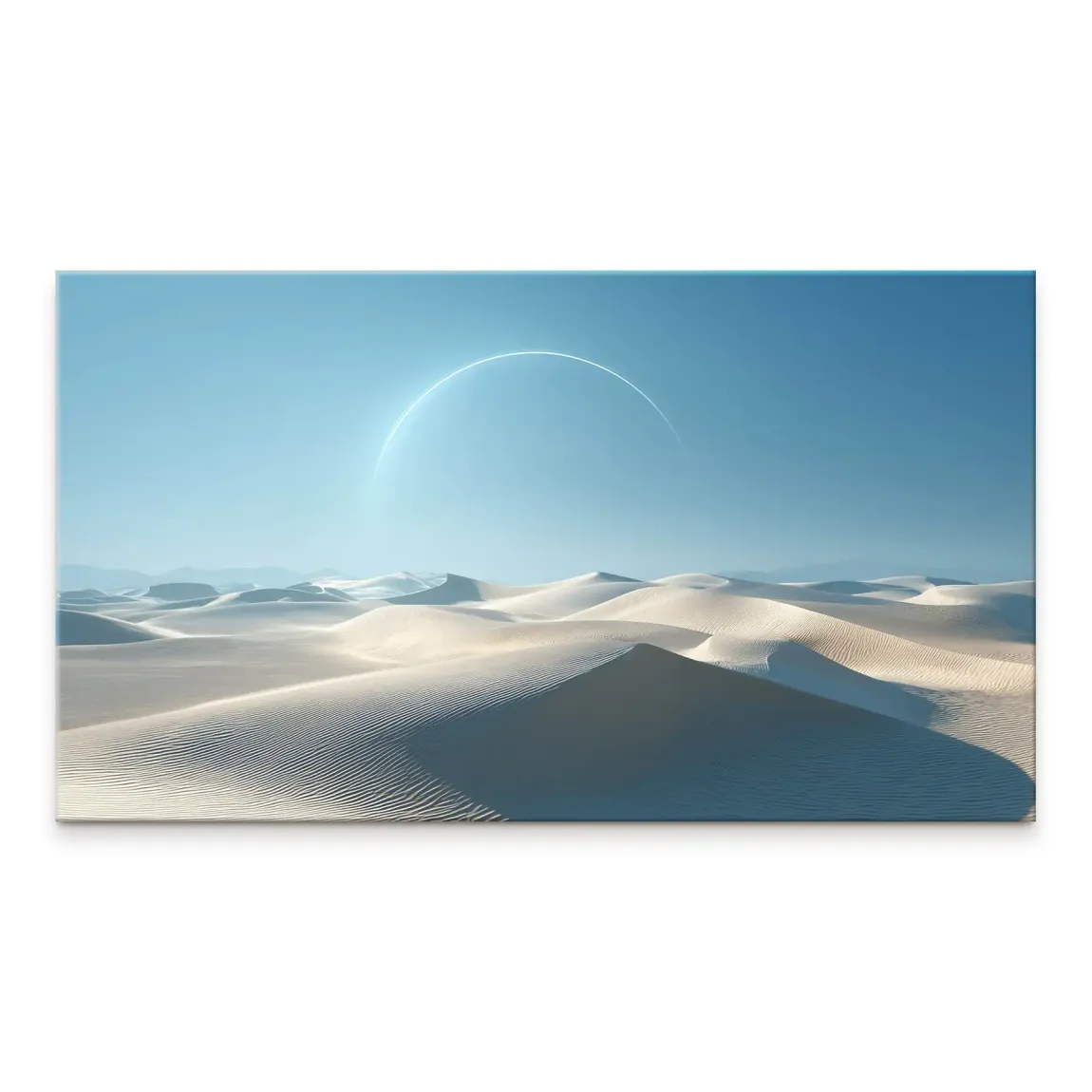 White Desert Leinwand Bild