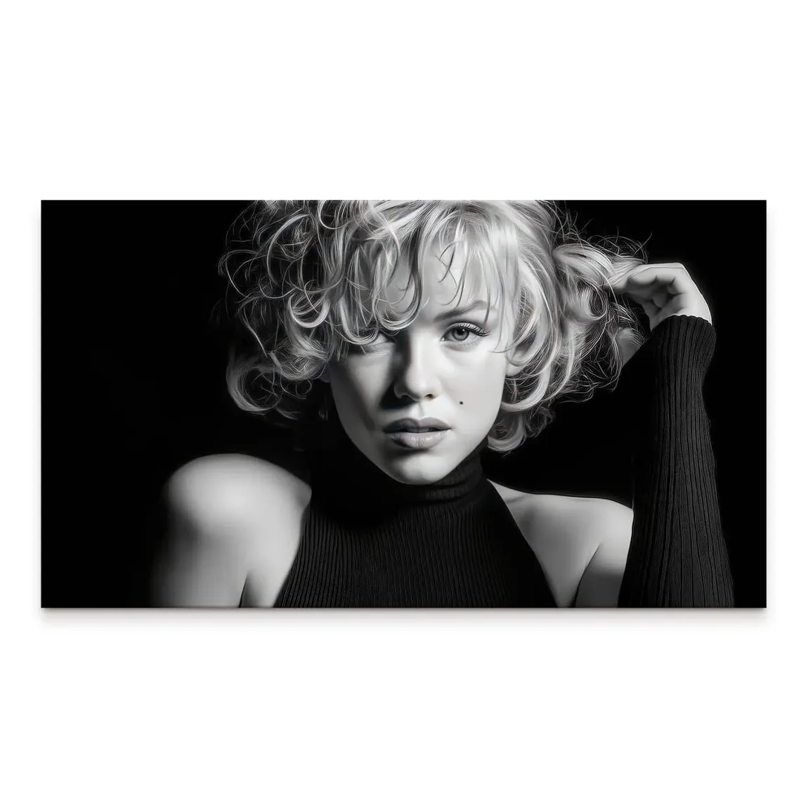 Marilyn Monroe Velvet Icon Leinwand Bild