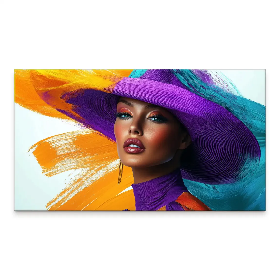 Vivid Fashion Color Art Leinwand Bild