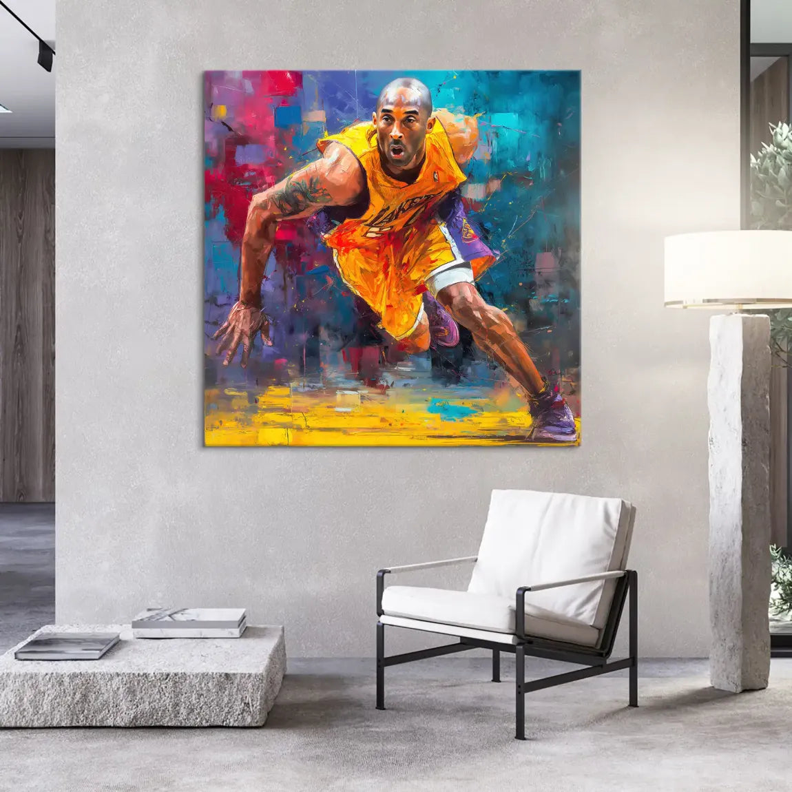 Kobe In Action Leinwand Bild INGALERIE