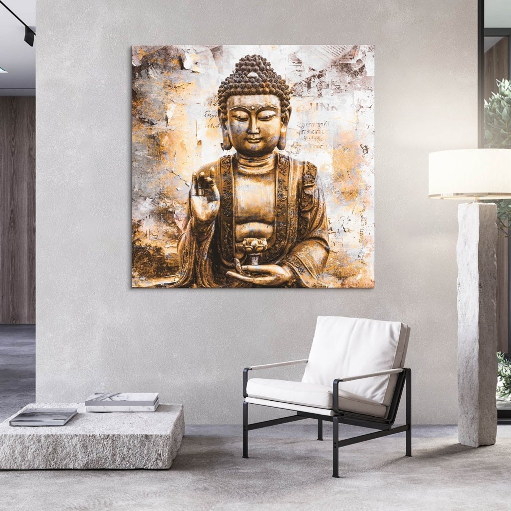 Buddha Abstrakt Leinwand Bild INGALERIE