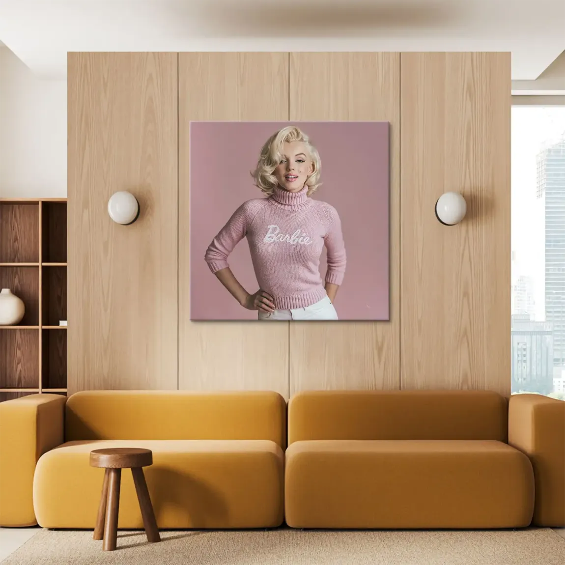 Marilyn Monroe Barbie Leinwand Bild