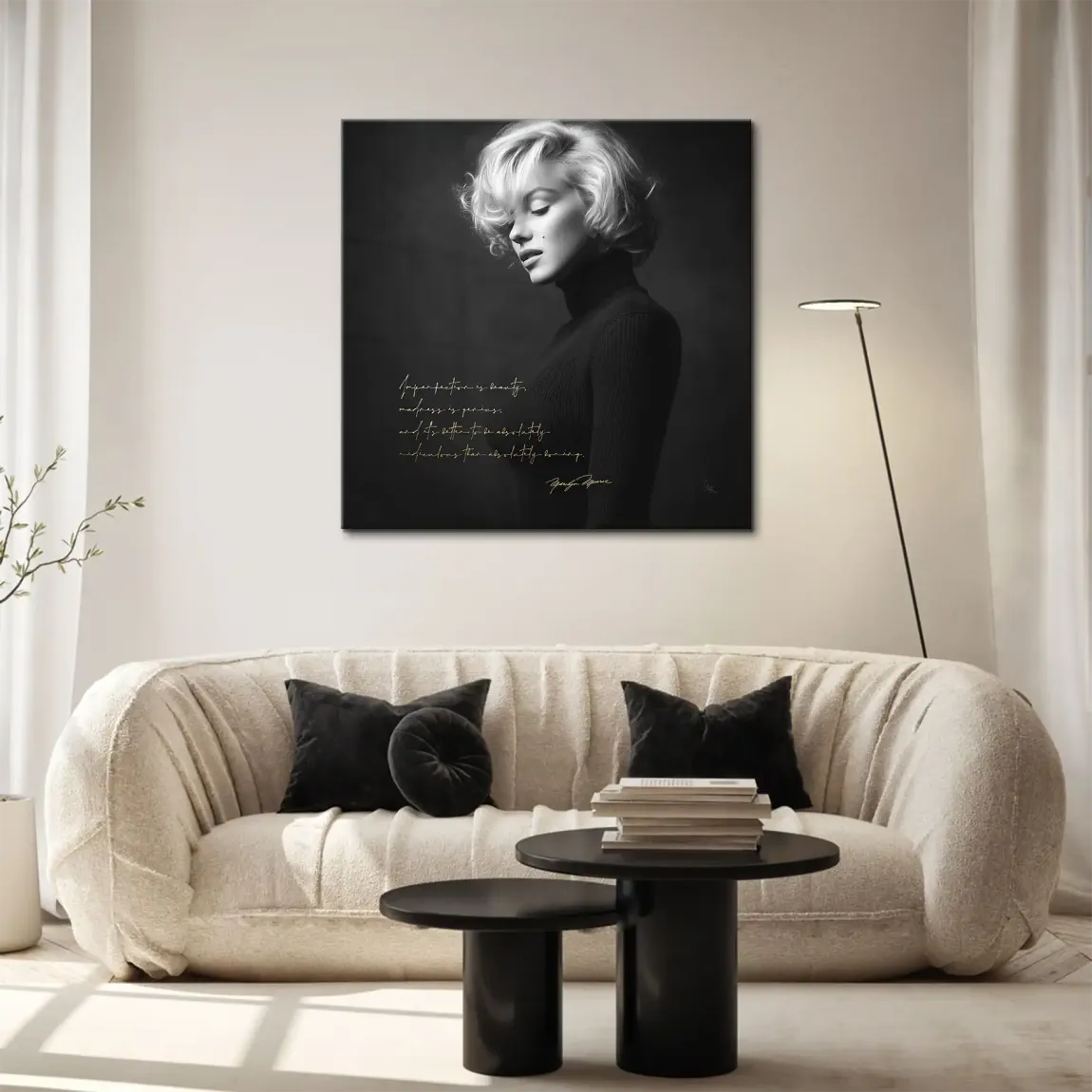 Marilyn Monroe Diva Leinwand Bild