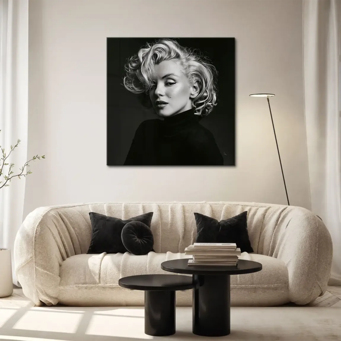 Marilyn Elegance Leinwand Bild