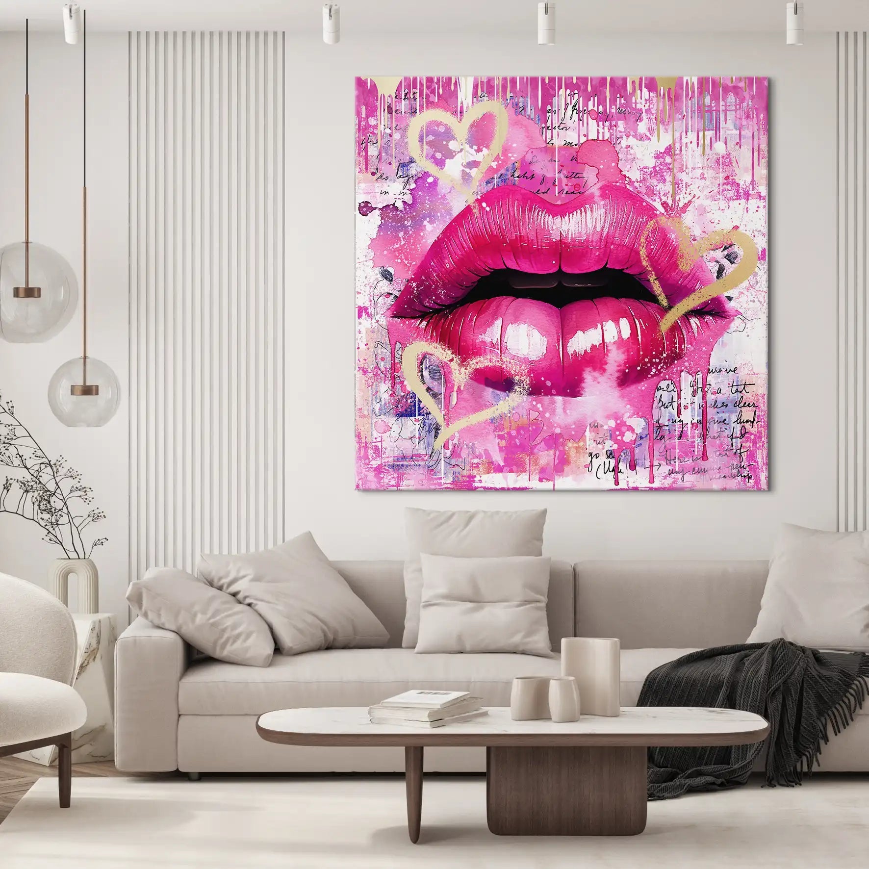 Sweet Lips Leinwand Bild INGALERIE