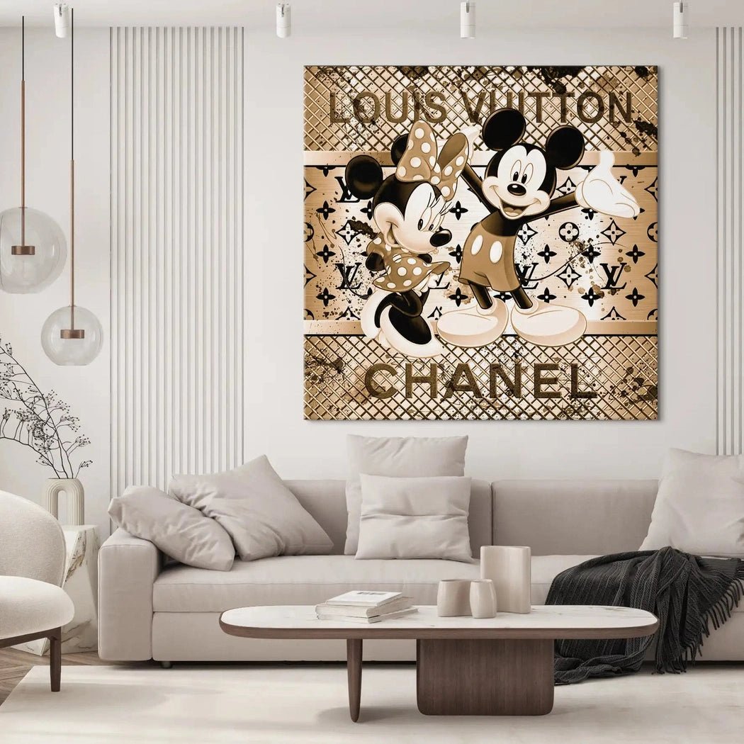 Micky & Minnie Louis Art Leinwand Bild INGALERIE