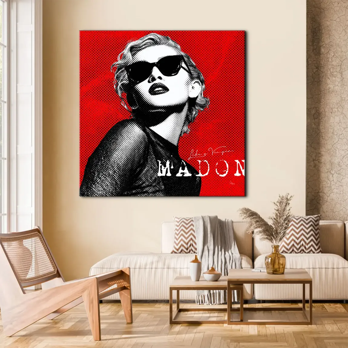Rebel Madonna Leinwand Bild